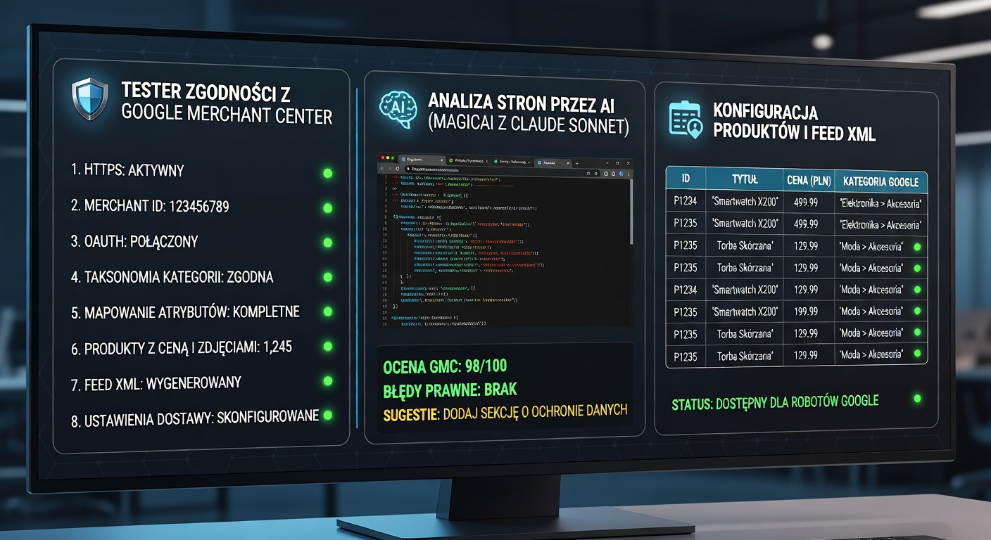 Gotowy sklep cyberplaneta.pl - Google integracje 